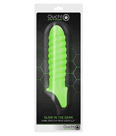 Ouch  Swirly Stretch Sleeve Glow In Drk