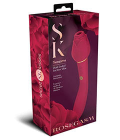 SK Rosegasm Twosome Dual Ended Suction Vibe