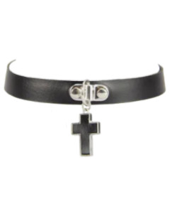 CHO022 Choker With Cross