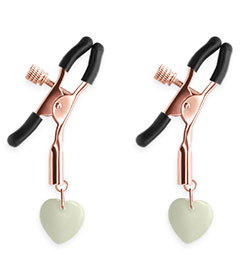 Bound  Nipple Clamps Rose Gold Glow 3