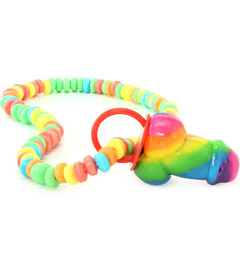 Rainbow Pecker Candy Necklace