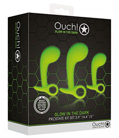 Ouch  3Pc Prostate Kit Glow In Dark