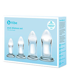 bVibe Glass Anal Dilators Set