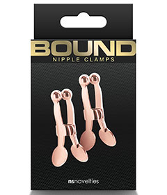 Bound  Nipple Clamps C1 Rose Gold