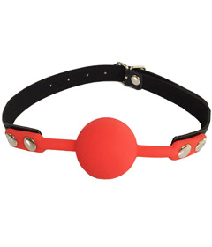 GAG006  Silicone Gag Red