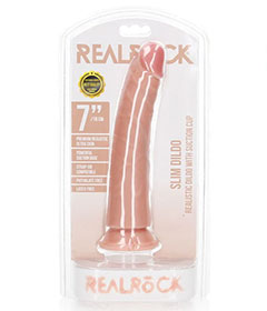 Realrock Slim Realistic Dildo 7 In Flesh