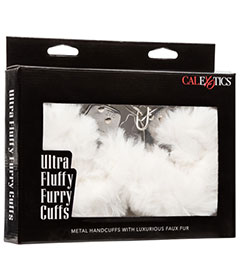 Ultra Fluffy Furry Cuffs  White