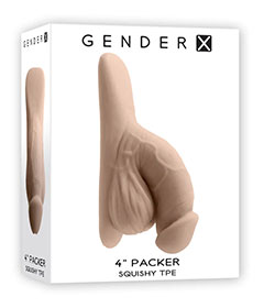 Gender X 4 Inch Packer Squishy Light