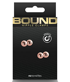 Bound  Nipple Clamps M1 Rose Gold