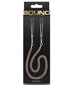 Bound  Nipple Clamps DC3 Rose Gold