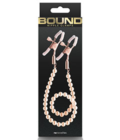 Bound  Nipple Clamps DC1 Rose Gold