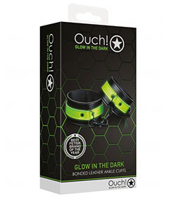 Ouch  Ankle Cuffs Glow In Dark