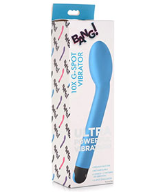 Bang 10X GSpot Rechargeable Vibrator  Blue