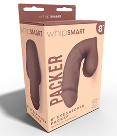 Whipsmart Realistic Packer Brown 8 Inch