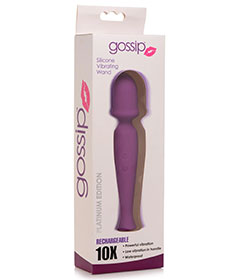 Gossip 10X Vibrating Wand Violet