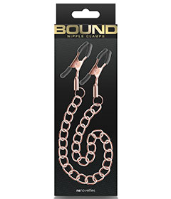 Bound  Nipple Clamps DC2 Rose Gold