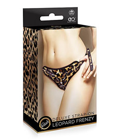 Leopard Frenzy  Deluxe Strap On Harness