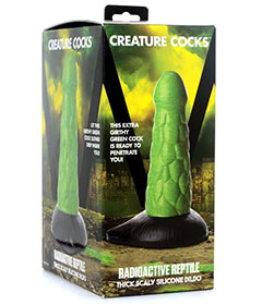 CC Radioactive Reptile Thick Scaly Dildo