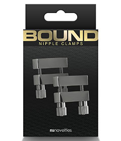 Bound  Nipple Clamps V1 Gunmetal