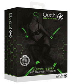 Ouch  Bed Bindings Kit Glow In Dark