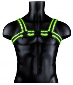 Ouch  Buckle Harness Glow In Dark S M