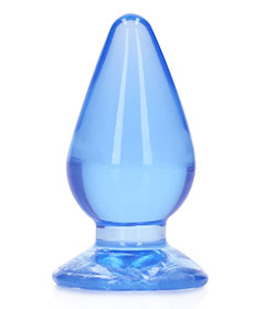 Realrock 45in Blue Crystal Plug