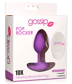 Gossip Pop Rocker Butt Plug Violet