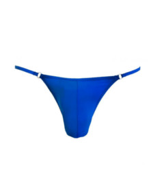 LIL420 Lycra G String Navy Blue L XL