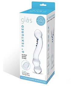 Glas 6in Textured G Spot Dildo