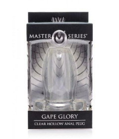 Gape Glory Clear Hollow Anal Plug 